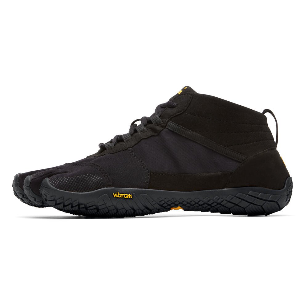 Vibram Five Fingers Mens Barefoot Shoes - Black - V-Trek - 80764-OKYN